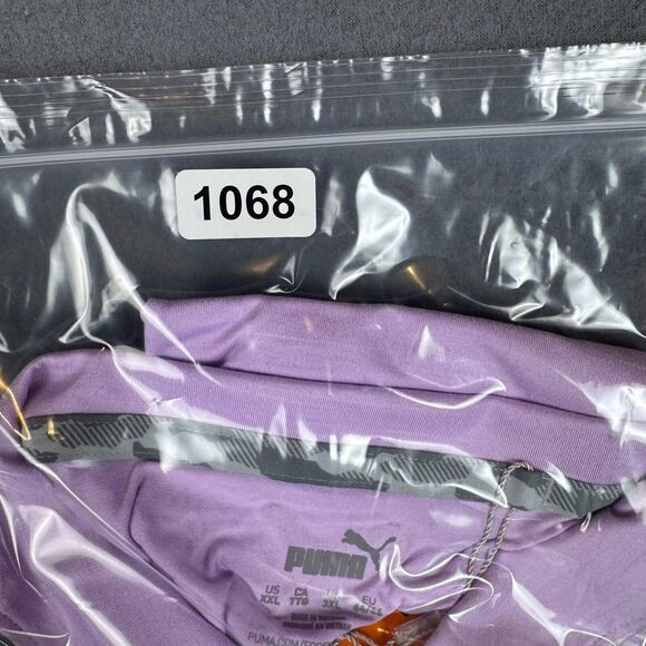 NWT PUMA Mens 2XL Cloudspun Pocket Polo Lupine Heather Purple Golf Shirt UPF 50+ - Picture 11 of 11